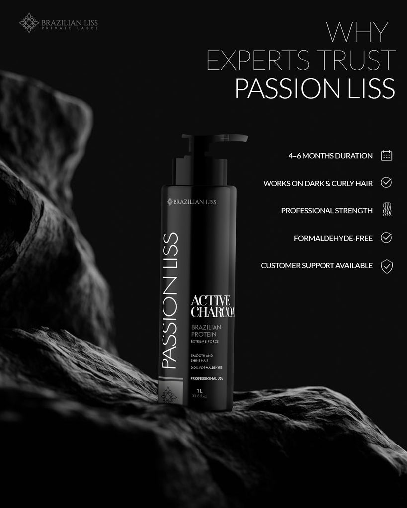 NEW Passion Liss Actived Charcoal - Straightening treatment - 1L