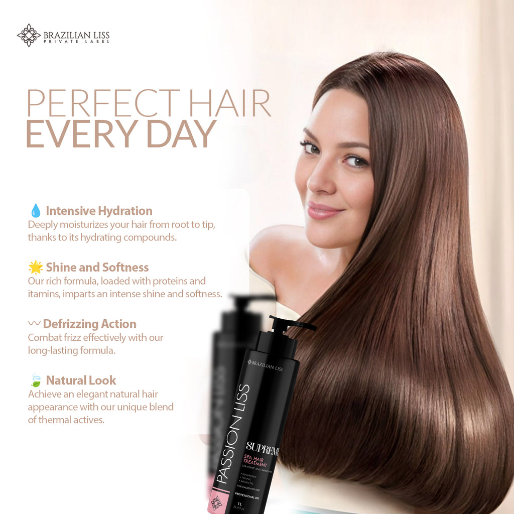 NEW Passion Liss Supreme Organic Straightening Treatment - 1L